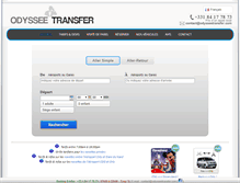 Tablet Screenshot of odysseetransfer.com